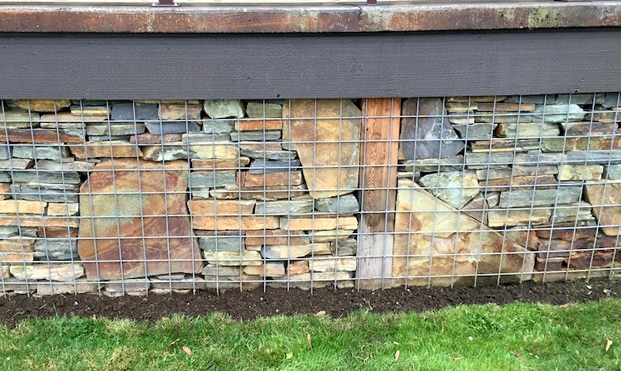 Gabion | Bellingham | Hardscaping | Landscaping | Borrowed Ground